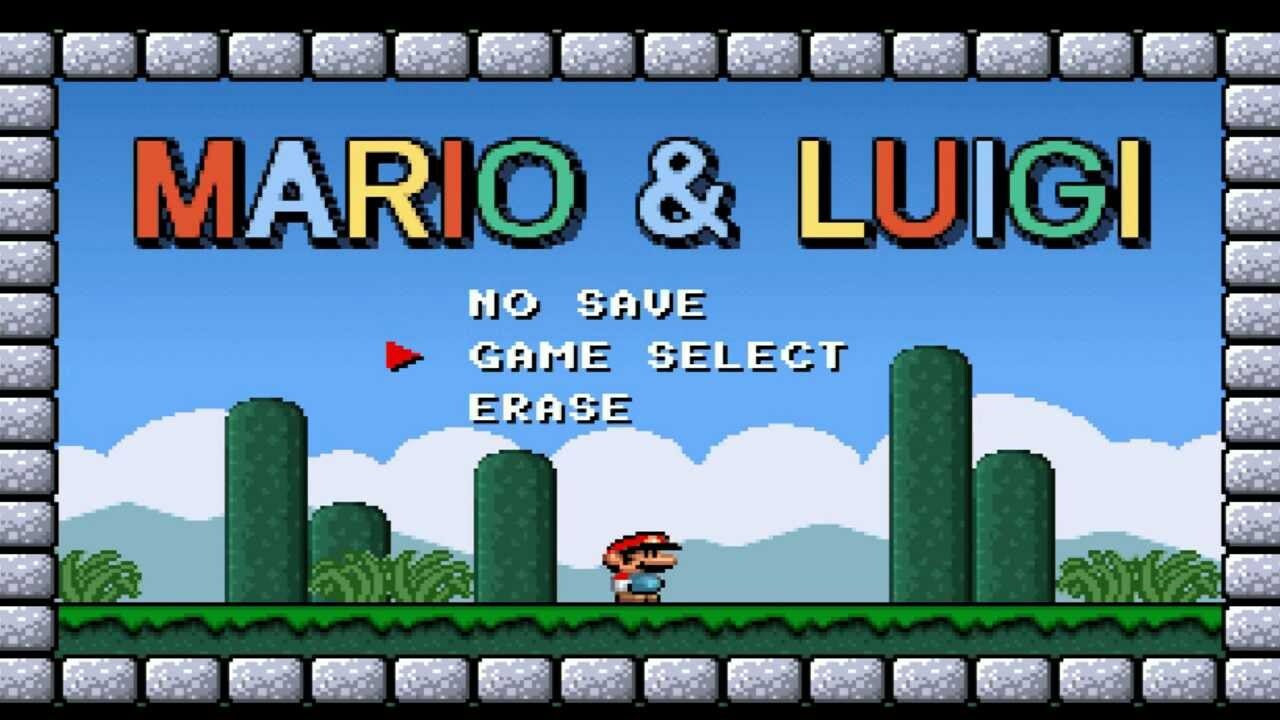 Mario & Luigi DOS Game Floppy Disk