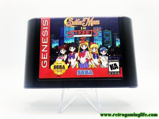 Sailor Moon in Streets of Rage 2 Sega Genesis Game