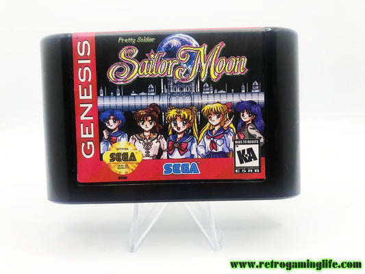 Sailor Moon Sega Genesis Beat 'em Up Classic Game