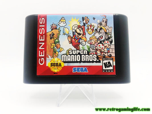 Super Mario Bros Sega Genesis Homebrew Game
