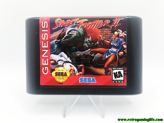 Street Fighter 2 the World Warrior Sega Genesis Game Cart