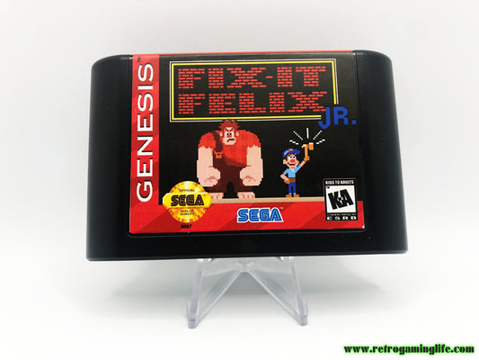 Fix it Felix Jr Sega Genesis Arcade Game Cart