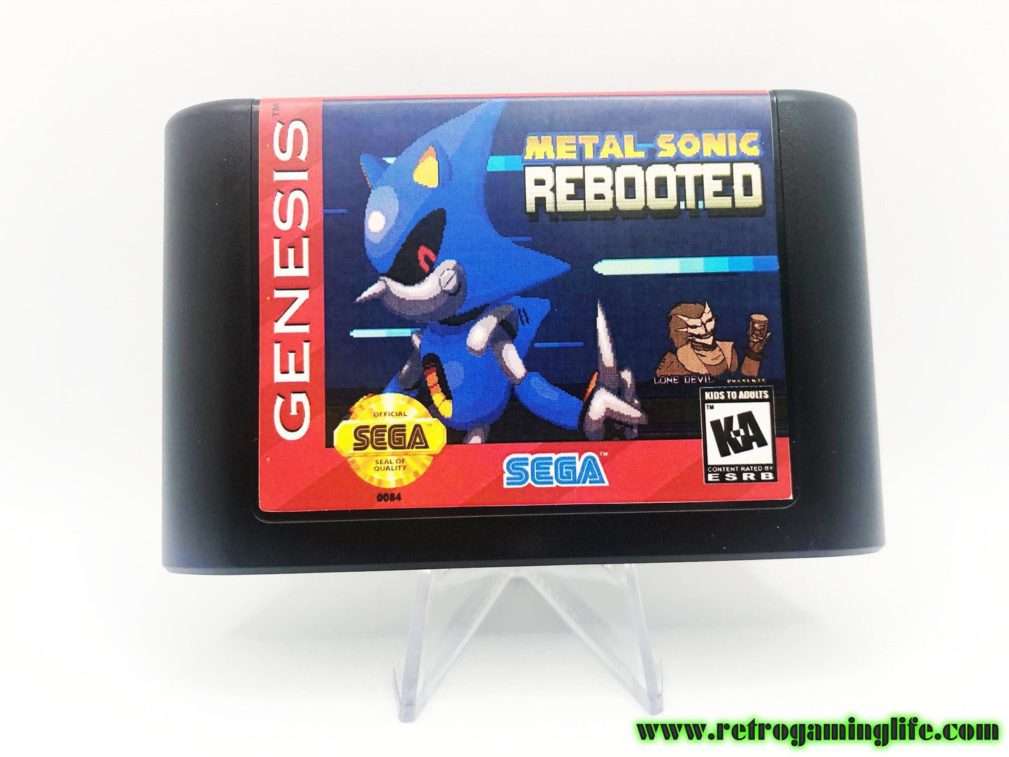Metal Sonic Hyperdrive Rebooted Sega Genesis Game