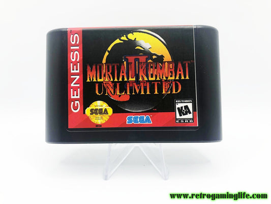 Mortal Kombat 2 Unlimited Genesis Cart Game