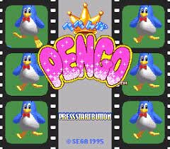 Pepenga Pengo Sega Genesis Game Cart Puzzler