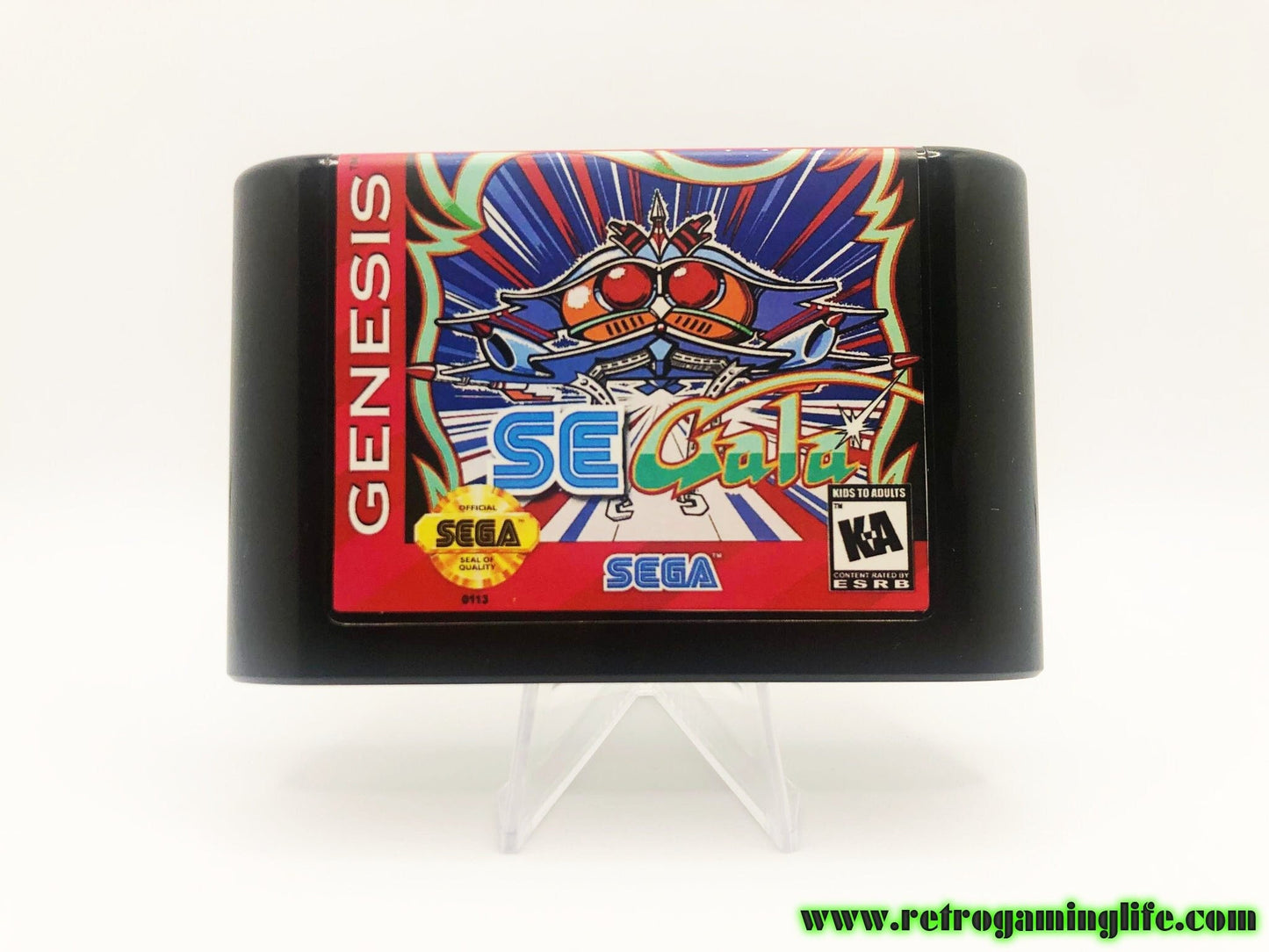 Seggala Game Cart Galaga Port for Sega Genesis