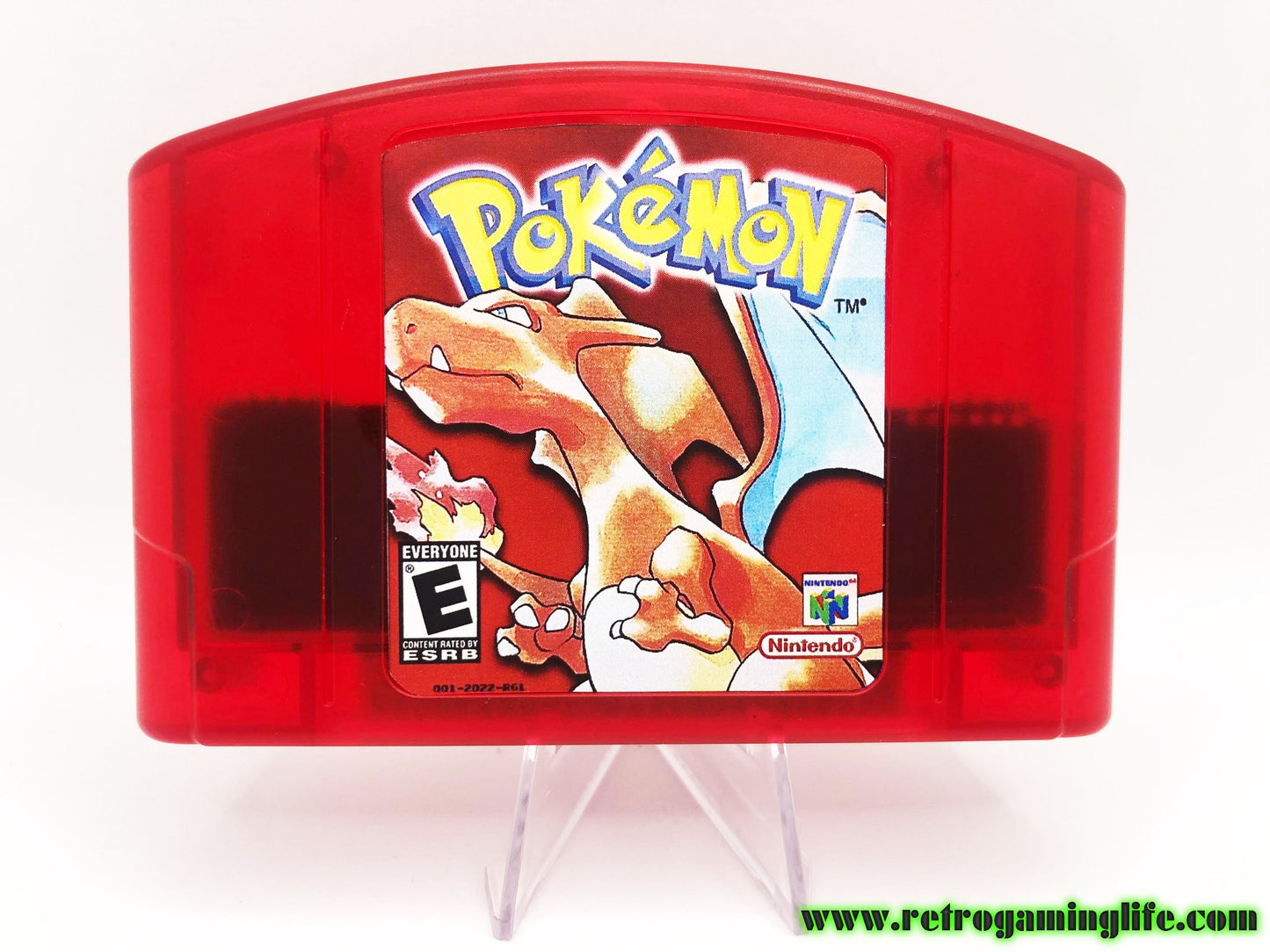 Pokemon Red Version Nintendo 64 Game Cart