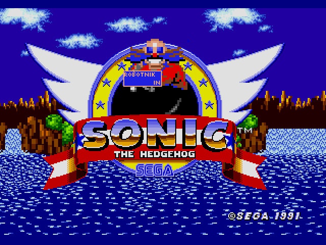 Dr. Robotnik in Sonic the Hedgehog Sega Genesis Game Cart