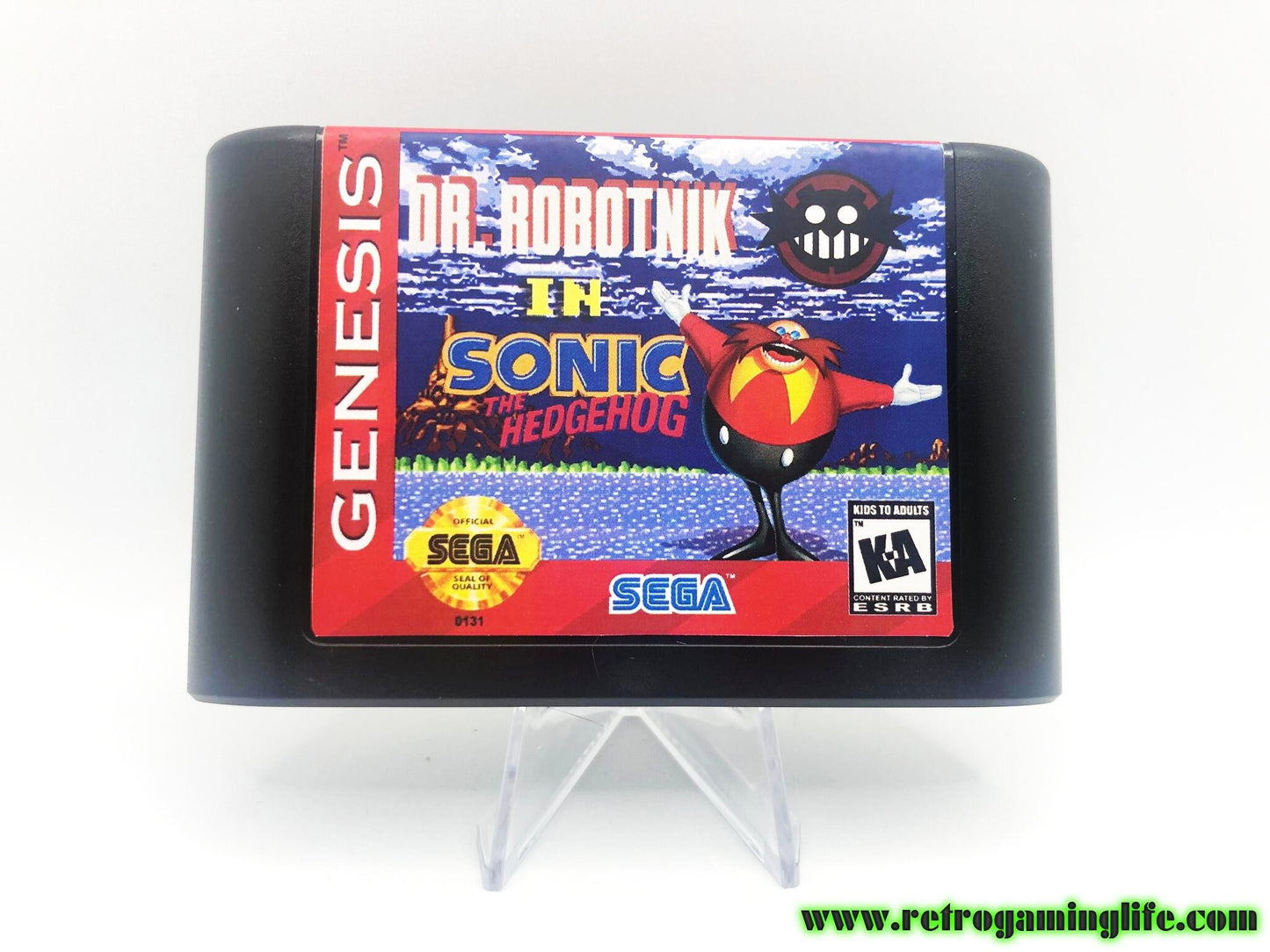 Dr. Robotnik in Sonic the Hedgehog Sega Genesis Game Cart