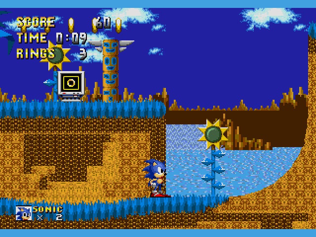 Sonic Gaiden Play as Mighty the Armadillo Sega Genesis Game Cart