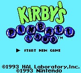 Kirby's Pinball Land DX Gameboy Color Game Cart