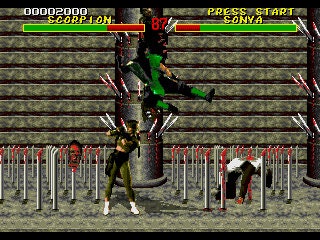 Mortal Kombat Arcade Edition Sega Genesis Game Cart Repro