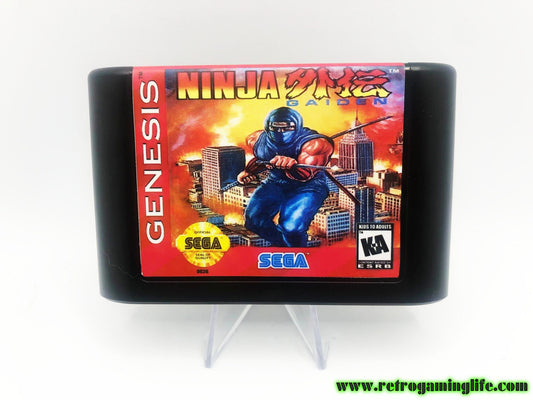 Ninja Gaiden Sega Genesis Prototype Repro Game Cart