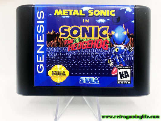 Metalsonic in Sonic the Hedgehog Sega Genesis Game Cart Repro