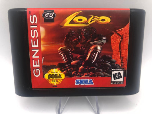 Lobo Prototype Repro Sega Genesis Game Cart