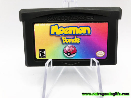Moemon Bonds Gameboy Advance RPG Game Cart Repro