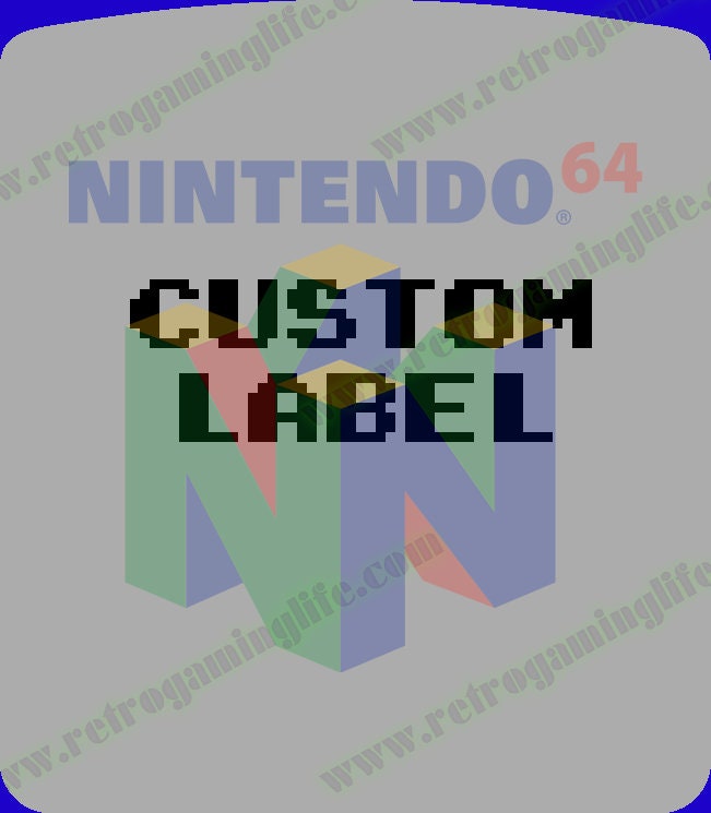 Nintendo 64 Custom Label