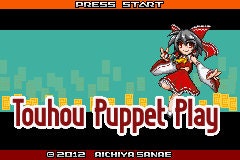 Pokemon Touhou Puppet Play Gameboy Advance Repro Game Cart