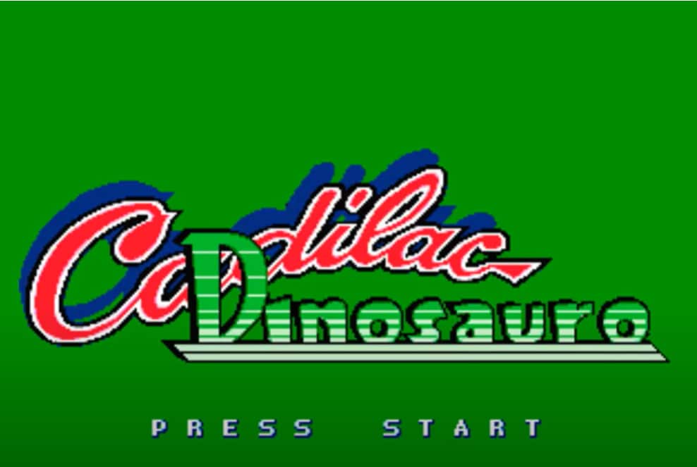 Cadillacs and Dinosaurs Genesis Repro Game Cart